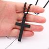 Simple Stainless Steel Cross Pendant Necklace Unisex Punk Hip Hop Charm Jewelry Gift