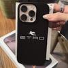 Fashion And Luxury E-Etro For IPhone 17 16 15 11 12 13 14 Pro Max Plus Pro Corrugated Translucent Back Phone Cover