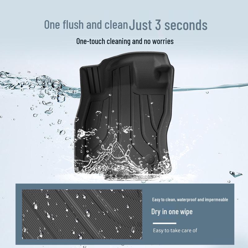 Volkswagen Magotan 2024/Passat PRO 2025 Car Floor Mats - Dirt-Resistant, Waterproof, TPE Full Coverage