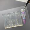 Embossed Silicone Nail Art Mould Reusable Flexible Craft Tool For Resin Jewelry Phone Case Decoration