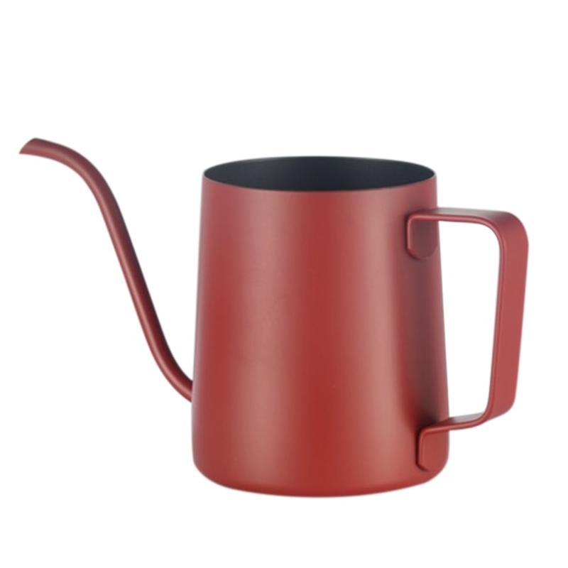 

250ml long pouring stainless steel narrow neck columnar green watering coffee pot | coffee pots