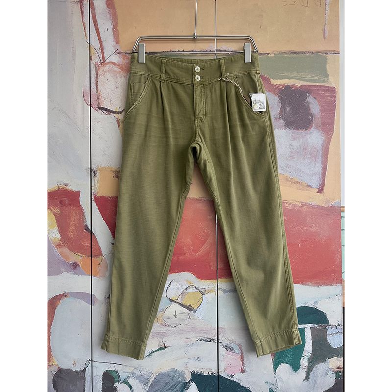

Foreign Trade Original Order FRE * Epeople Silm Slimming and Simple Casual Stretch Feet Pants Nine Points Pants Two Colors S2 Green(Default Flaw) 8