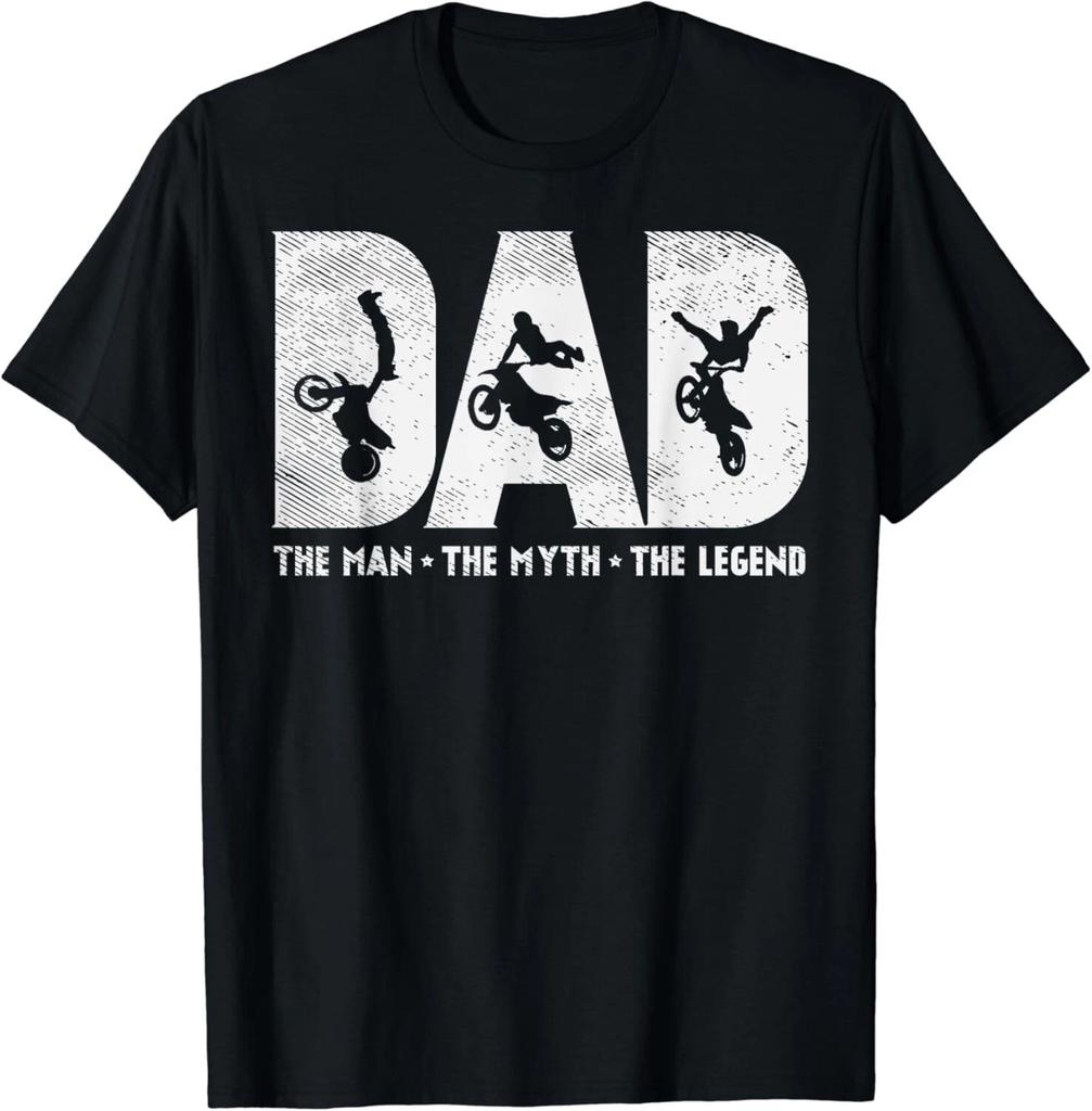 Motocross Vader Man Mythe Legende Crossmotor Motor Race Cadeau Unisex T-shirt