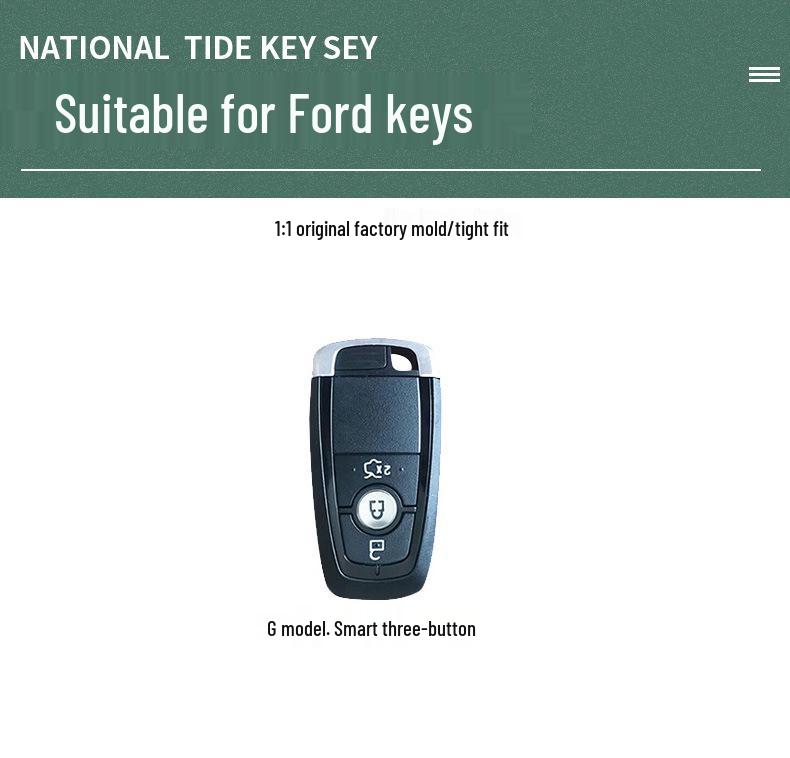 Ford Edge/Explorer 2023 Schlüsselhülle Herren Wildleder Auto Dekoration Tasche