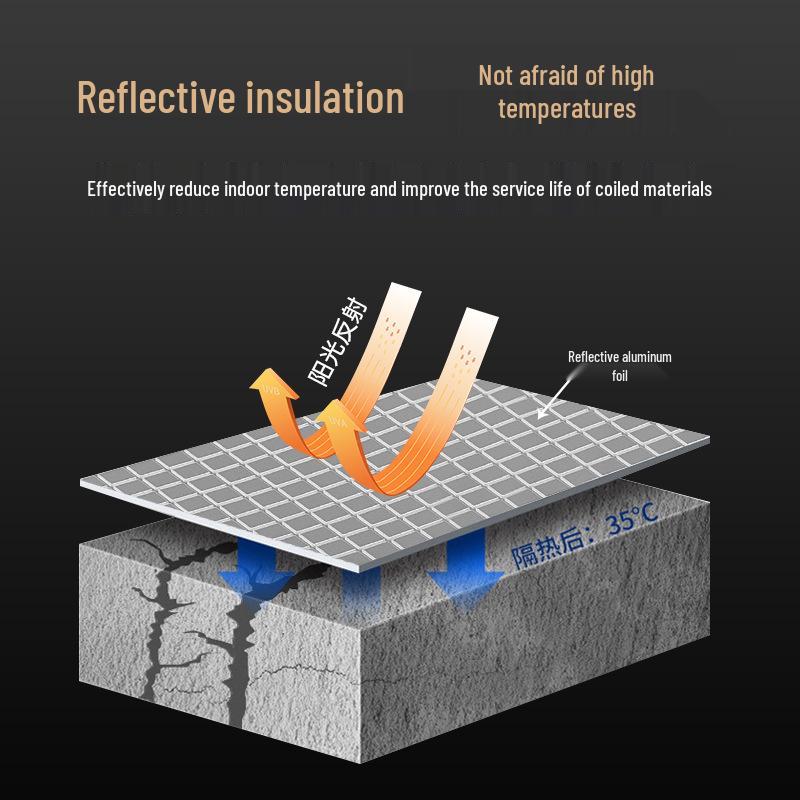 Butyl Rubber Self-Adhesive Waterproof Tape for Roof Crack Repair