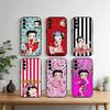 B-Betty Cute B-Boop Phone Case For Samsung S25,S24,S21,S22,S23,S30,Ultra,S20,Plus,Fe,Note,10,9,5G Black Cover