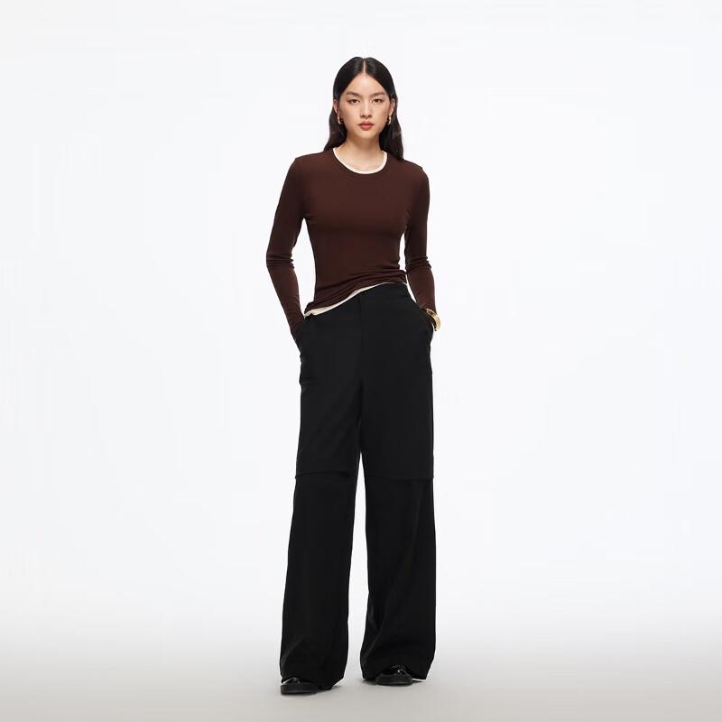Veromoda High-Waist Wide-Leg Casual Pants