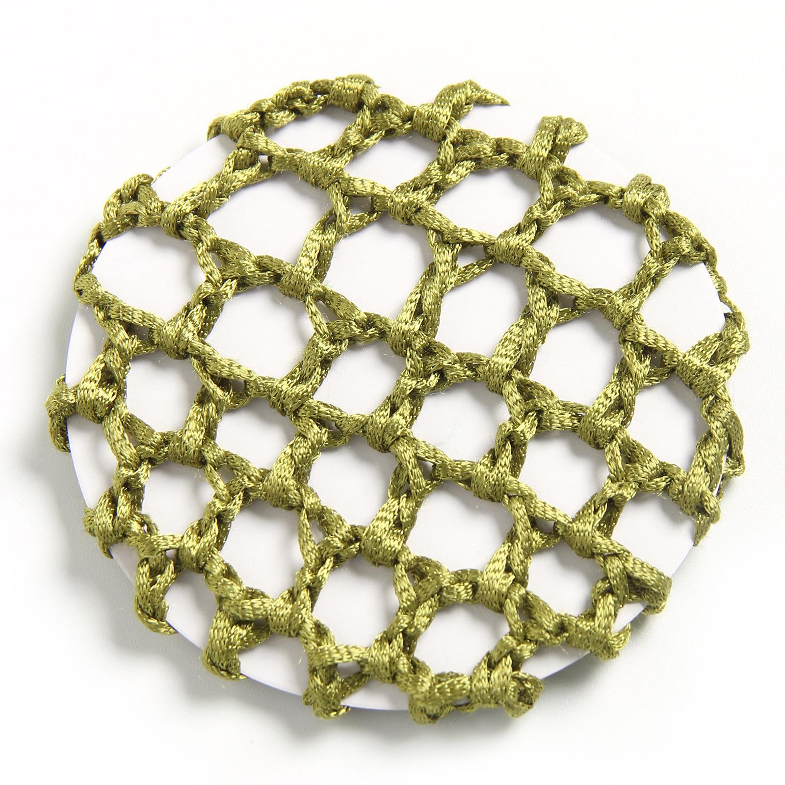 

Профессиональная плетеная сетка для волос для медсестры, стюардессы и танцовщицы - головной убор-пучок без бриллиантов