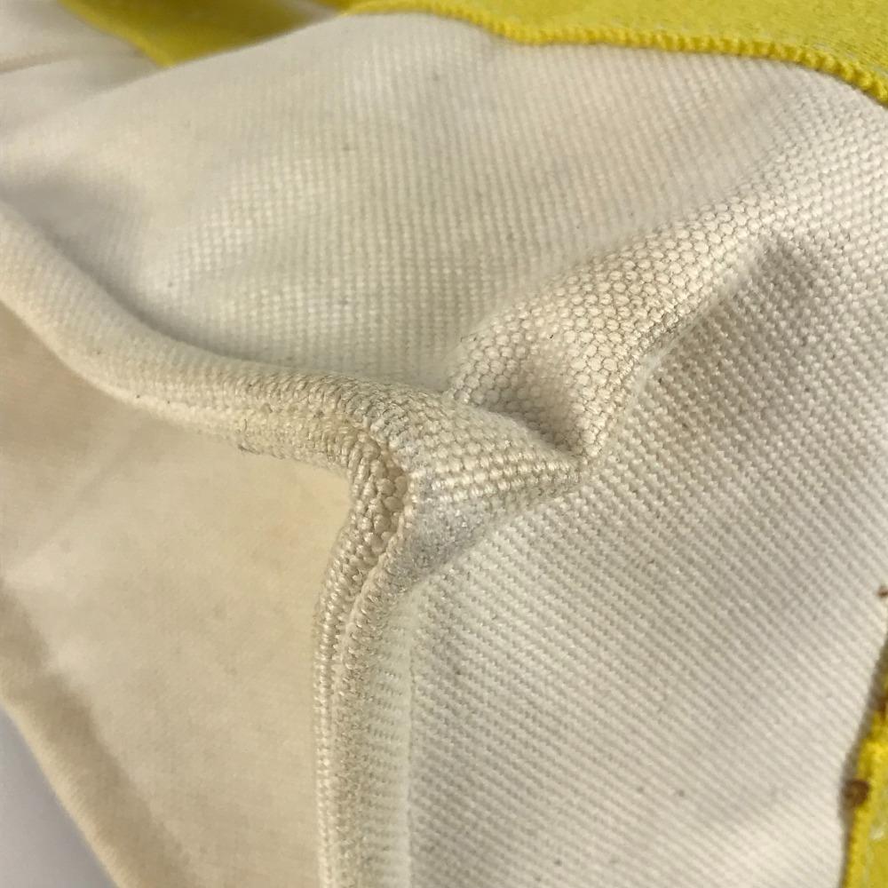 HERMES Bora Bora PM Hand Bag Tote Bag Canvas yellow