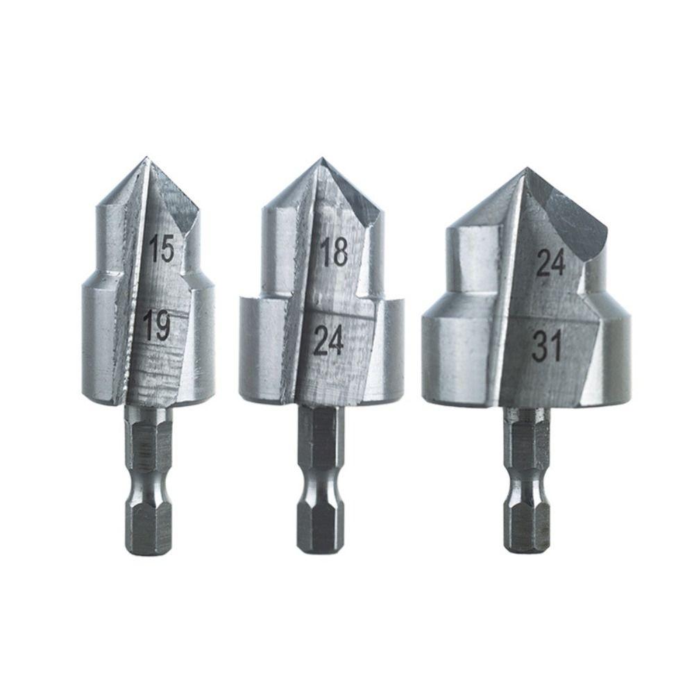 Water Pipe Connection Tool Stepped Drill Bit Hexagon Shank Step Drill Water Pipe Expander