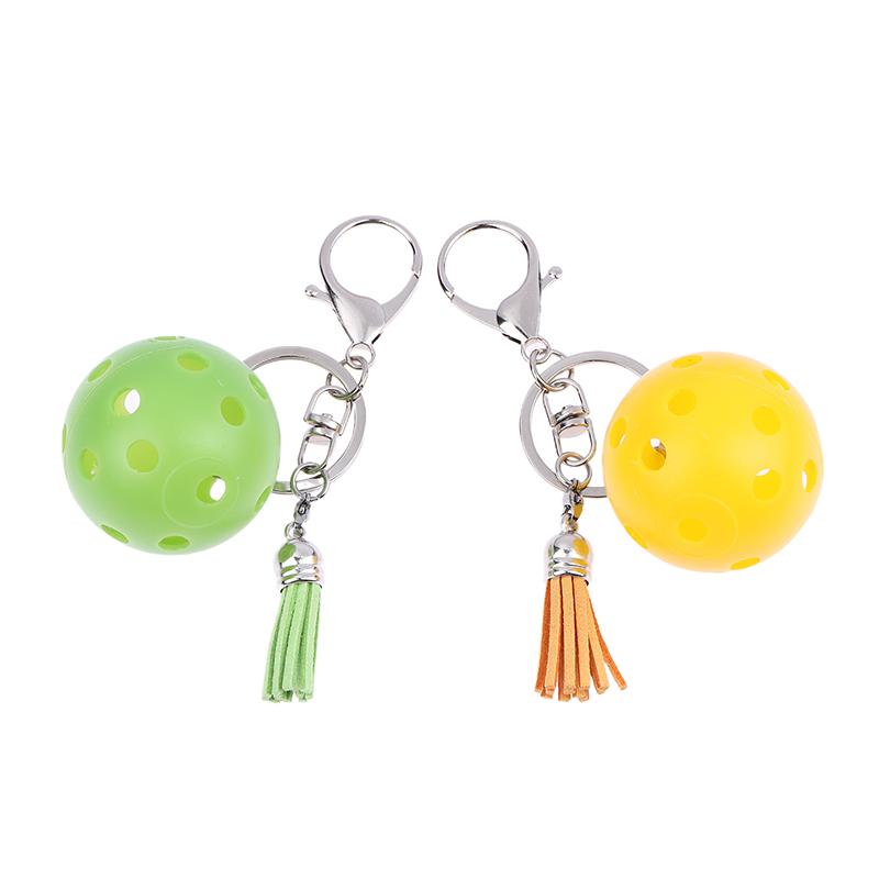 Pickleball Bag Keyring Tassel Pickball Pendant For Party Hoilday Handbag Birthday Gift Car Keychain Accessories