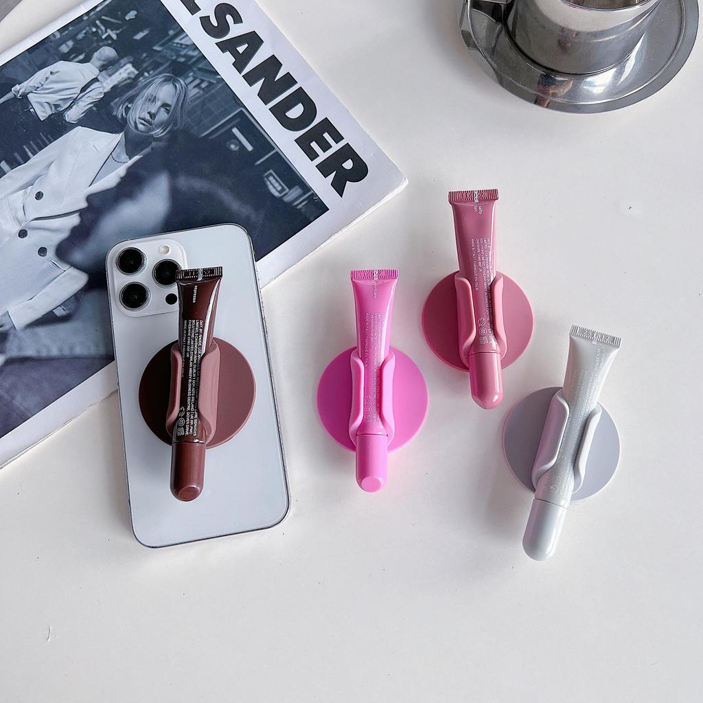 Silicone Phone Case with 3M Adhesive Lipstick Holder & Stand