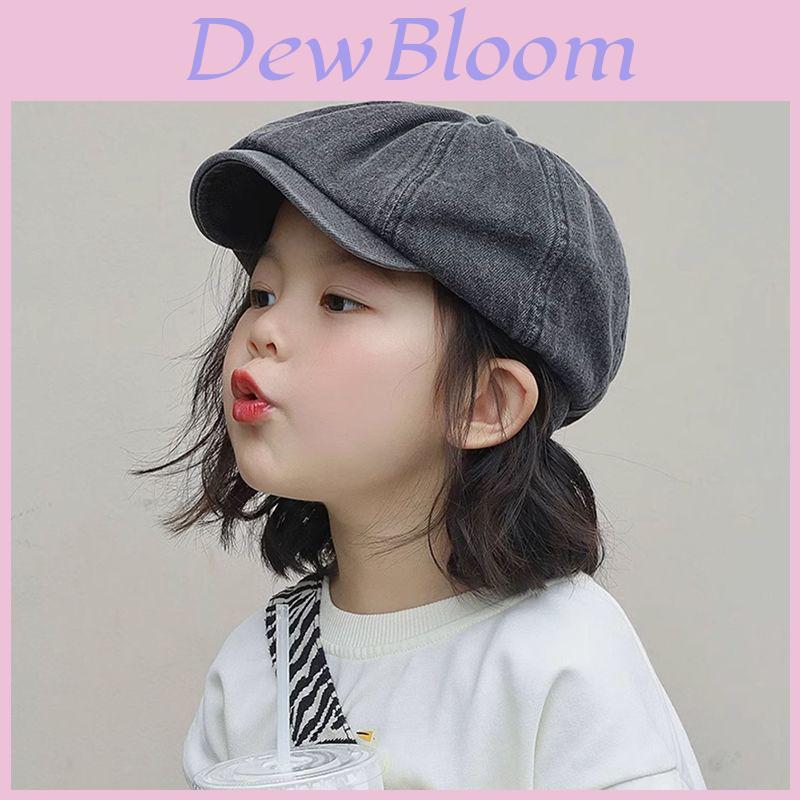 Denim Beret Hat For Kids With Windproof Warmth Spring Autumn Fashion Accessory For Ages 2 To 7