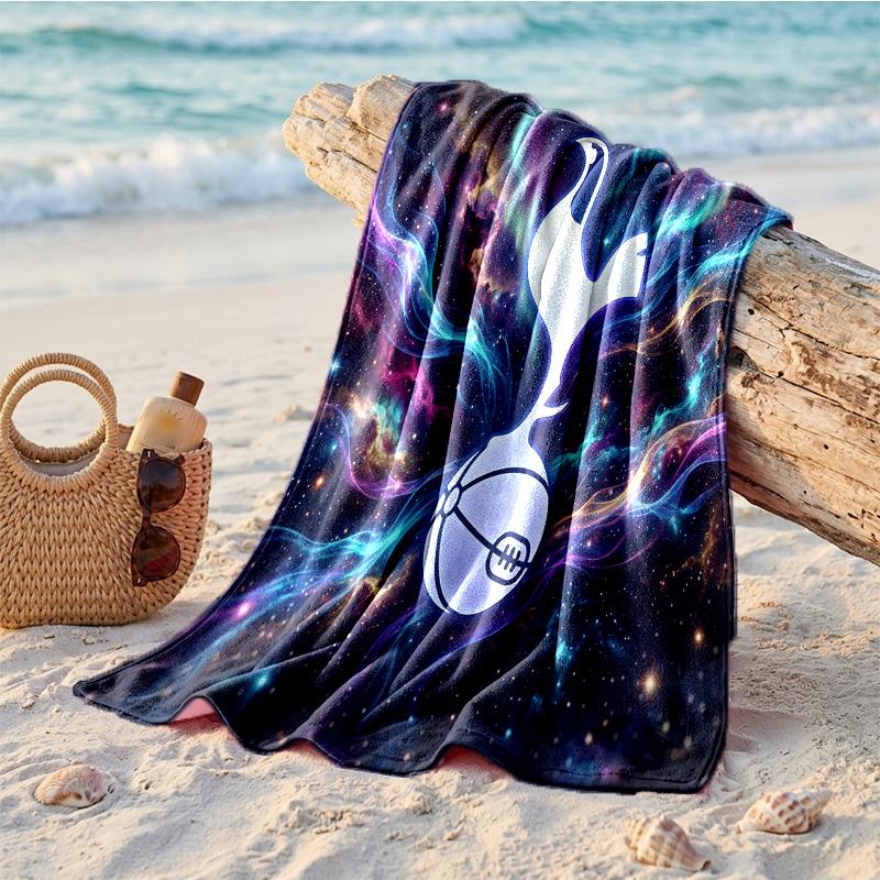 Tottenham Hotspur Print Mikrofaser Strandtuch Schnelltrocknend Saugfähig Großes Handtuch für Strand Schwimmen Reisen