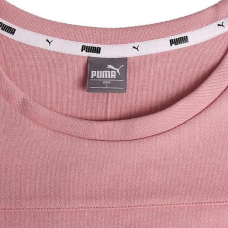 PUMA Sweatshirts Women's Wedding Pink Crew Neck Moderate Regular 581069-14