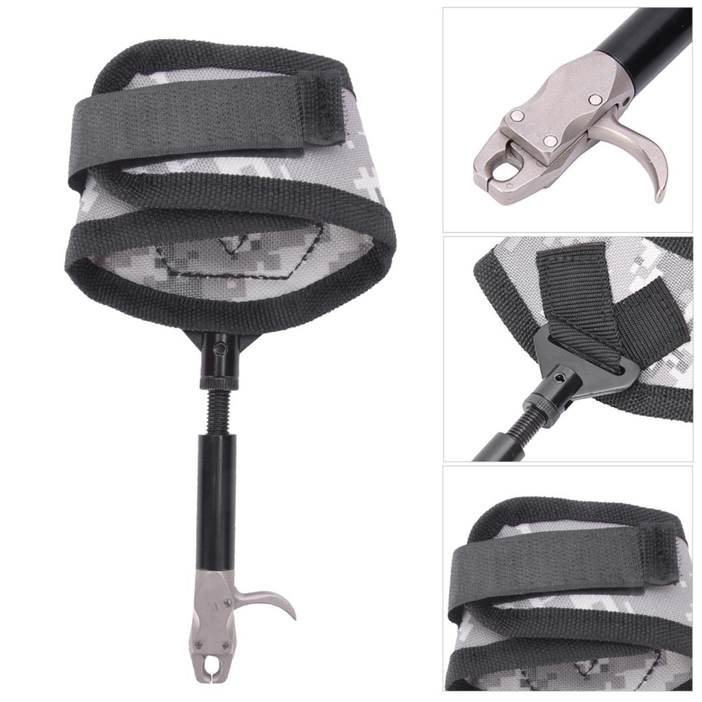 Canvas Handgelenkschlaufe Compoundbogen Auslösehilfe Werkzeug Jagd Pfeil Bogenschießen Zubehörcanvas