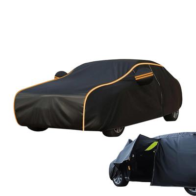 190t Polyester Car Cover Waterproof Weatherproof Exterior Full Coverage Dust Cover UV Protection Cold Weather Car Snow Cover