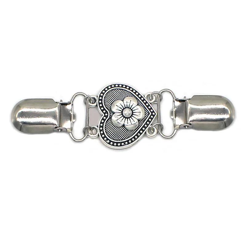 Cardigan Brooches Sweater Shawl Clips Pearl Spider Charm Brooch Pins Clip Collar Duck-mouth Jewelry Brooches DIY
