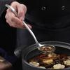 New Long Handle Colander Soup Ladle Spoon Stainless Steel Tableware Fine Holes Skimmer Japanese Tablespoons Home Kitchen Gadgets
