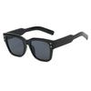  Vintage Rivets Square Men Sunglasses Fashion Amber Gradient Shades UV400 Women Outdoor Sun Glasses