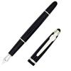 Gullor Advanced Fountain Pen Jinhao 163 Executive Black & Silver 18KGP Medium Nib