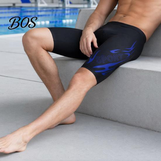 Men Water-resistant Trunks Professional Swim Jammers, Athletic Competitive Racing Training Swimwear Swimming Shorts, Quick-Drying Swimsuit Stretchy