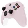 eXtremeRate Side Rail Grip Shell for Xbox Series X S Clear Black Replacement Front Housing Cover Handle Faceplate for Xbox Core Wireless Controller