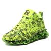 Scarpe da basket alla moda per ragazzi, con graffiti, versatili, da uomo, taglie forti, con fondo a torsione, quattro stagioni
