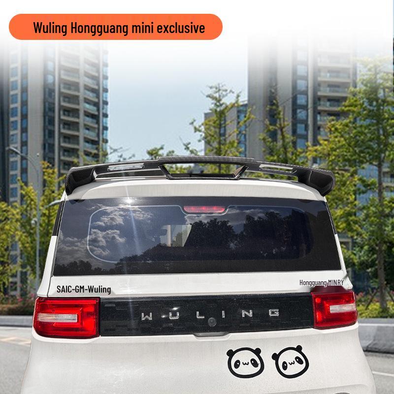 Wuling Hongguang MINI Sports Rear Spoiler: No-Punch, Non-Destructive Roof Decoration.