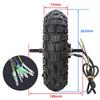 M4 Electric Scooter Rear Motor Wheel with 48V 500W Inflatable Off-Road Tire