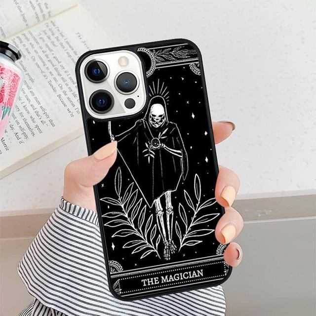 Witches Moon Tarot card Phone Case For iPhone 17 Air 16 15 14 plus 12 13 Pro max Soft Bumper Shell Cover coque