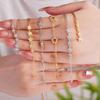 Trendy Bling Shiny Zircon Star Long Tassel Necklace for Women Stainless Steel Chain Elegant Jewelry Sweater Accessories Gifts