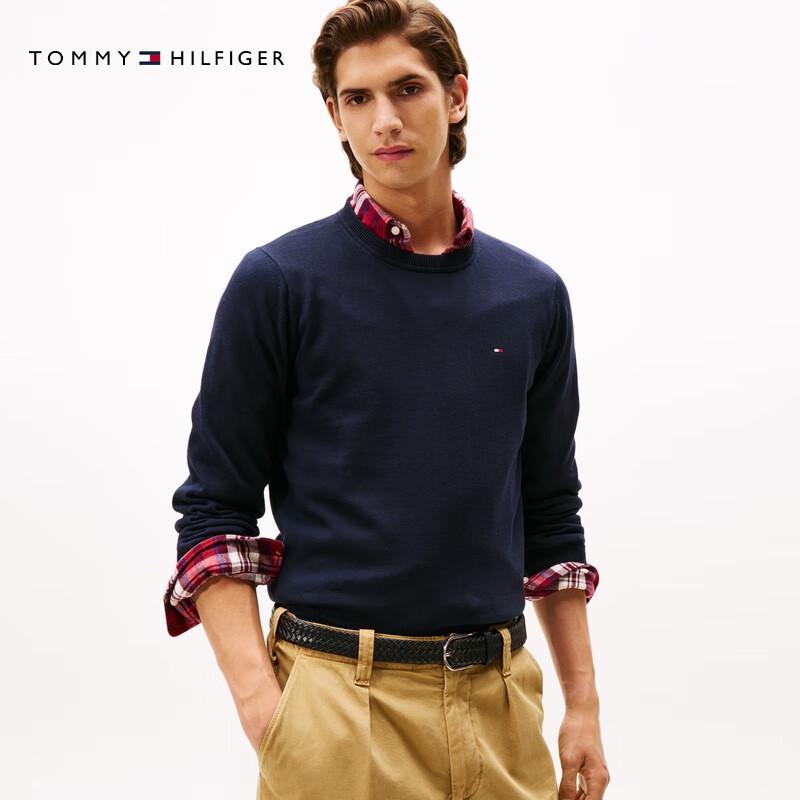Tommy Hilfiger Cotton Crewneck Pullover Sweater