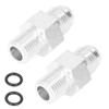Pair Transmission Cooler Adapter Fittings ‑6AN to 1/4in NPSM 316‑3000833 for GM TH350 TH400 4L60E 4L70E 700R4 TR6060