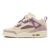 Air Jordan Spizike Low GS Lets Play! Kids Sneakers Cream Legend-Light-Brown Violet-Dust FQ3950-200