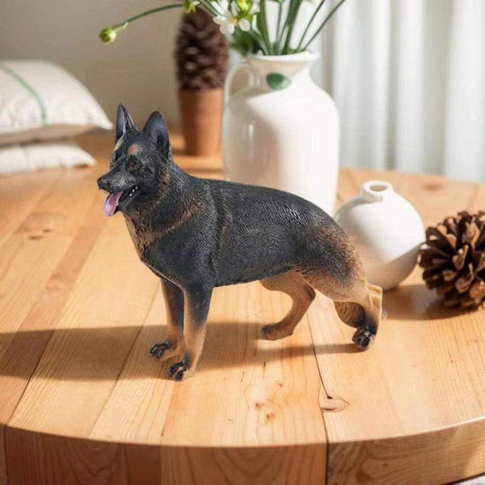 Labrador Rottweiler Puppy Dog Figurine Shepherd Dog Simulation Dog Statue  Kids Toy