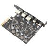 PCIE To Type C Expansion Card 20Gbps Super Speed USB3.2 Gen2 PCI Express Host Card for Windows 7 8