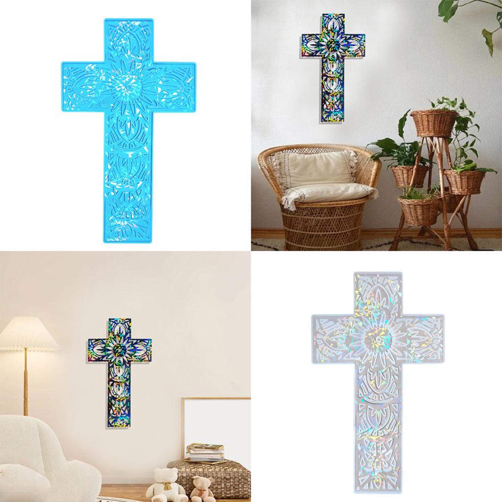 Practical Sturdy Silicone Craft Mould Home Accessory for Crosses Plaster Holders Easy Release Daily Decoration