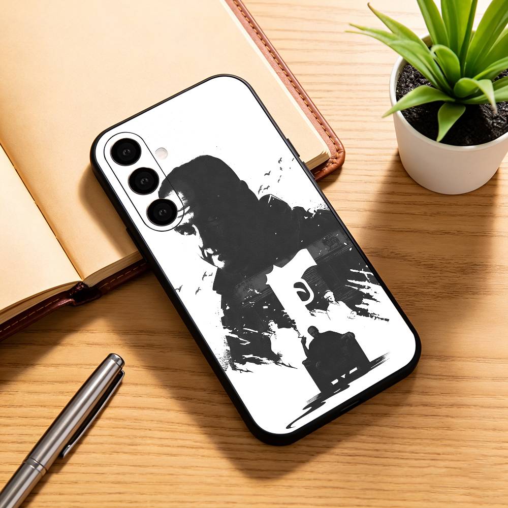 The-e S-sopranos Phone Case For Samsung Galaxy A73,A72,A71,A70,A53,A52,A51,Soft Silicone Black Cover