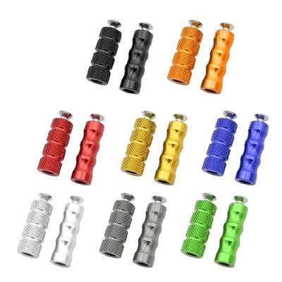 1set Aluminum Alloy Motorcycle Rear Footrests Shifter Foot Peg Enhances Safety