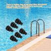 6PCS Pool Air Exhaust Kit Easy Replacement Air Safety Filter Kit Directional Vent Valves Efficient Pool Exhaust Kit