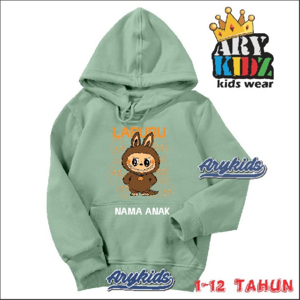Dziecięca Bluza z Kapturem Nowa Modna Labubu Kids Słodka Kreskówkowa Casualowa Codzienna Bluza 100-160cm Chłopcy Dziewczynki