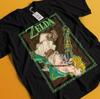 The Legend of Zelda T-shirt Link To The Past Funny Anime Black Shirt All Size