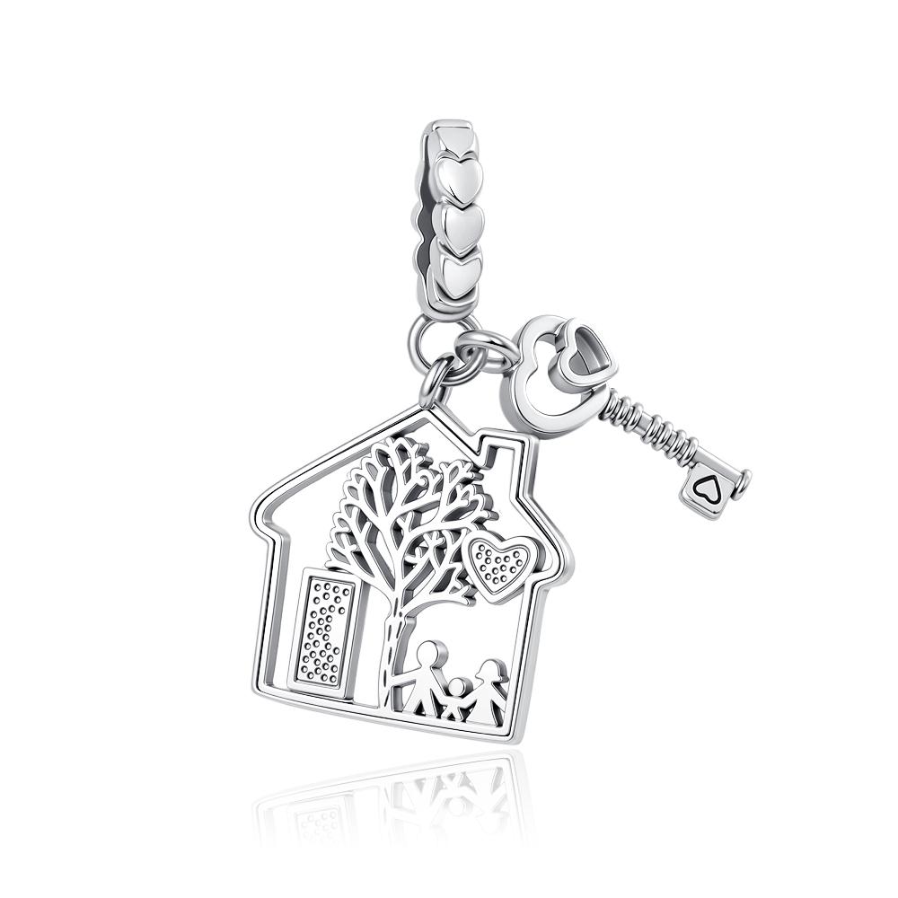 New Copper Border Building Jesus Gold Cross Charm Swinging Pendant Diy Fit For Original Diy Bracelet Women'S Boutique Jewelry