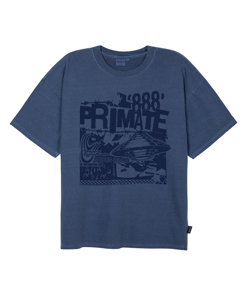 PRIMATE Space Oversized Pigment Short Sleeve T-Shirt 4 Colors