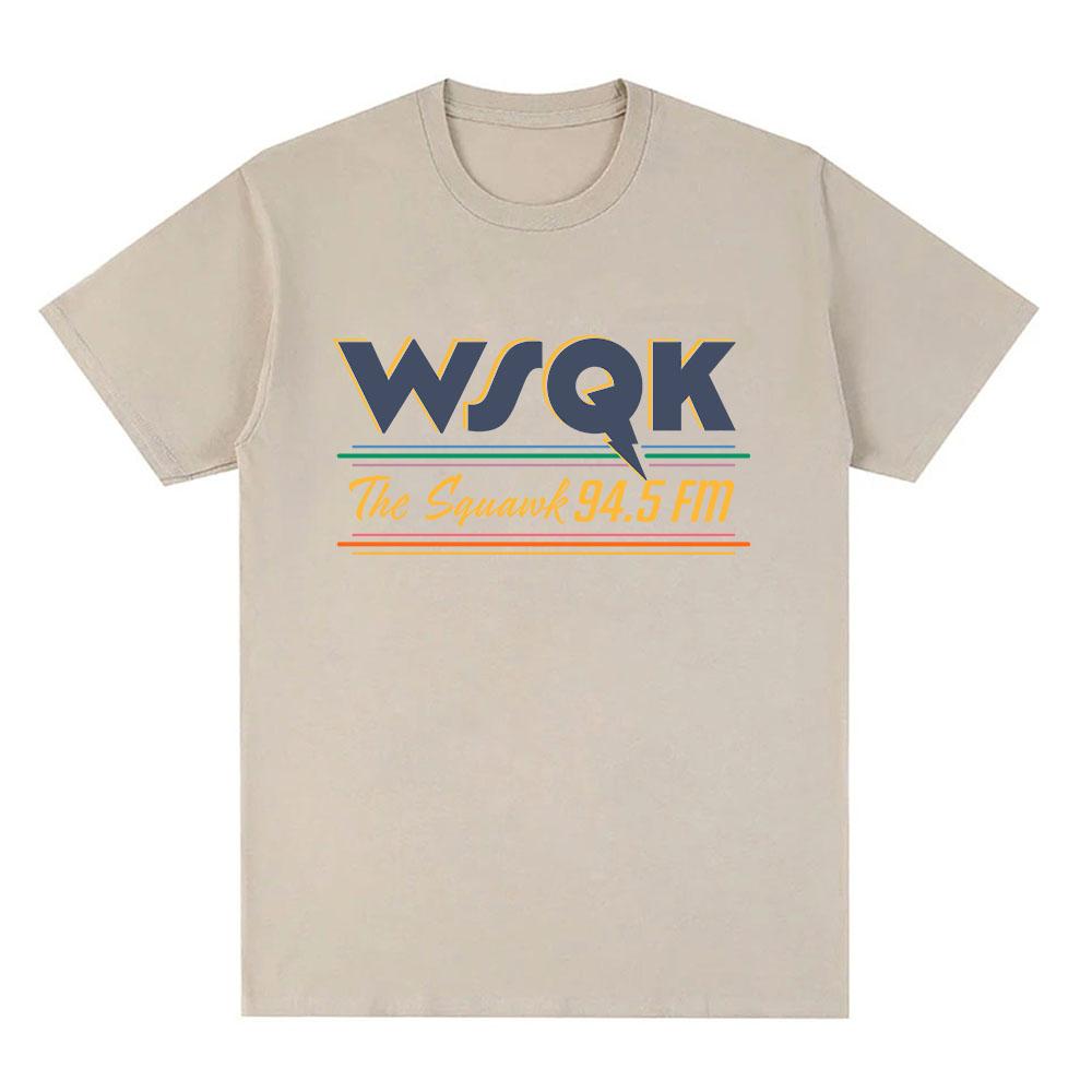 WSQK The Squawk 94.5 FM Μπλουζάκια Δώσε Με Τηλεμεταφορά Μπλουζάκια Αυτός ο Τόπος Χάλια Γραφικό Μπλουζάκι Βαμβακερά Κοντομάνικα T-shirts Streetwear