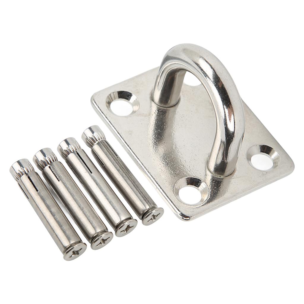 Hammock Hanger Ceiling Mount Bracket Suspension Hook Square Door Buckle 250kg Bearing for Indoor