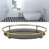 Bathroom Tray Skid Resistant Bathroom Vanity Tray Stylish Elegant Countertop   Tray for Cosmetics Jewelry