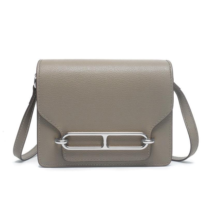 

Factory Direct Pork Nose Tofu Bag Genuine Leather Flight Attendant Small Square Simple Fashionable Single Shoulder Crossbody Women s Small