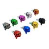 Bone Head Themed Motorcycle License Plate Frame 4Pcs Set Rust Resistant Durable with Mounting Screws for Auto Motorbike